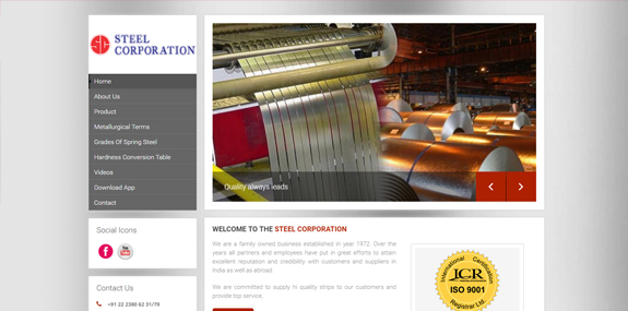 STEEL CORPORATION - Spring Steel Strips Manufacturers / Exporter in India