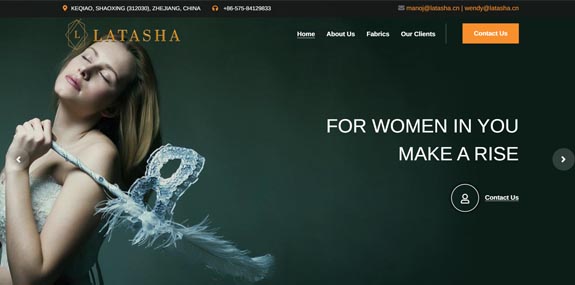 Latasha - A fashion-forward leader in textile manufacturing and distribution